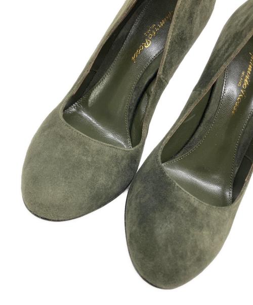 Gianvito Rossi（ジャンヴィト ロッシ）Gianvito Rossi (ジャンヴィト ロッシ) ヒールパンプス カーキ サイズ:36 1/2の古着・服飾アイテム