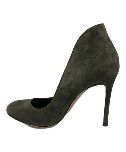 Gianvito Rossi（ジャンヴィト ロッシ）Gianvito Rossi (ジャンヴィト ロッシ) ヒールパンプス カーキ サイズ:36 1/2の古着・服飾アイテム