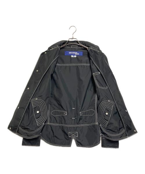 JUNYA WATANABE COMME des GARCONS MAN（ジュンヤ ワタナベ コム デ ギャルソン マン）JUNYA WATANABE COMME des GARCONS MAN (ジュンヤ ワタナベ コム デ ギャルソン マン) ナイロンジャケット ブラック サイズ:Mの古着・服飾アイテム