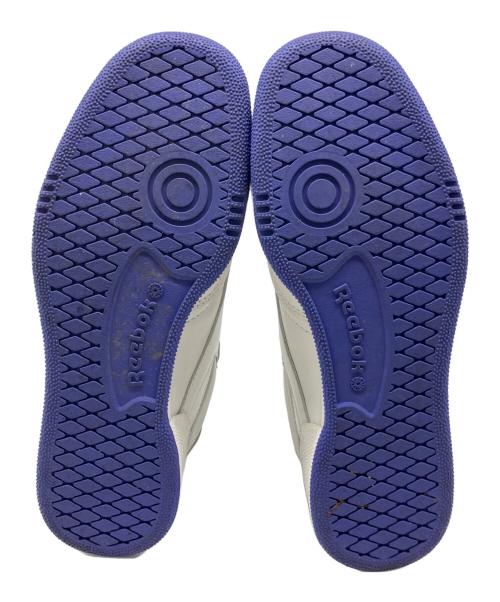 REEBOK（リーボック）REEBOK (リーボック) TOSSTALGIC CLUB C 85 VINTAGE パープル×ホワイト サイズ:USA 7の古着・服飾アイテム