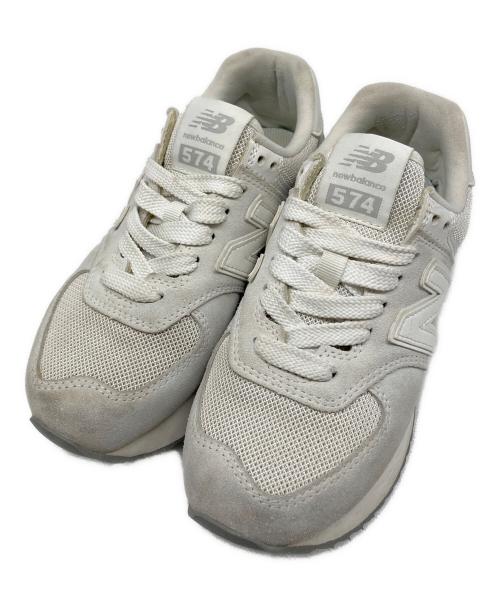 NEW BALANCE（ニューバランス）NEW BALANCE (ニューバランス) WL574ZSC アイボリー サイズ:US 6の古着・服飾アイテム