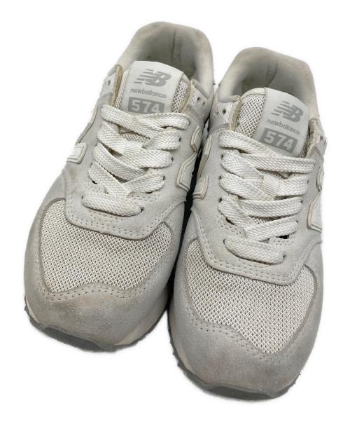 NEW BALANCE（ニューバランス）NEW BALANCE (ニューバランス) WL574ZSC アイボリー サイズ:US 6の古着・服飾アイテム