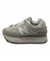 NEW BALANCE (ニューバランス) WL574ZSC アイボリー サイズ:US 6：6000円