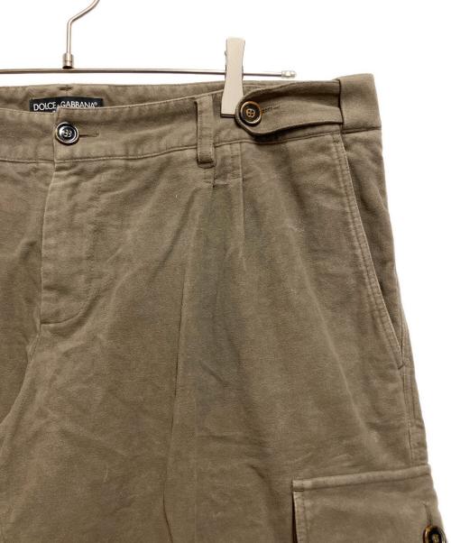 DOLCE & GABBANA（ドルチェ＆ガッバーナ）DOLCE & GABBANA (ドルチェ＆ガッバーナ) カーゴパンツ ブラウン サイズ:52の古着・服飾アイテム