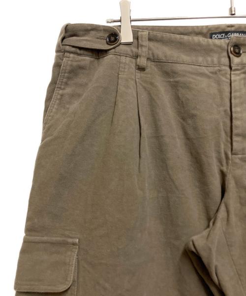 DOLCE & GABBANA（ドルチェ＆ガッバーナ）DOLCE & GABBANA (ドルチェ＆ガッバーナ) カーゴパンツ ブラウン サイズ:52の古着・服飾アイテム