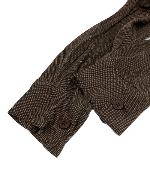 VERSUS VERSACE（ヴェルサス ヴェルサーチェ）VERSUS VERSACE (ヴェルサス ヴェルサーチェ) ボタンシャツ ブラウン サイズ:38/52の古着・服飾アイテム