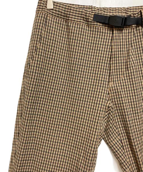 GRAMICCI（グラミチ）GRAMICCI (グラミチ) ウォッシャブルウーリーパンツ ブラウン×ベージュ サイズ:SIZE Ｌの古着・服飾アイテム