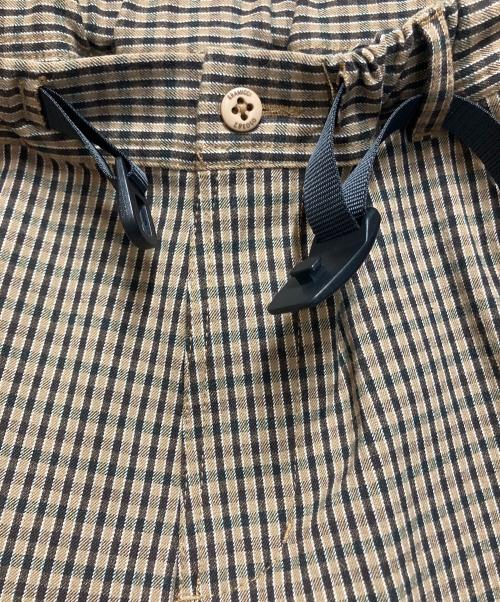 GRAMICCI（グラミチ）GRAMICCI (グラミチ) ウォッシャブルウーリーパンツ ブラウン×ベージュ サイズ:SIZE Ｌの古着・服飾アイテム