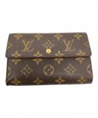 LOUIS VUITTONルイ ヴィトン）の古着「ポルトトレゾーエテュイパピエ」｜ブラウン