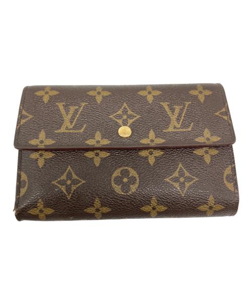 LOUIS VUITTON（ルイ ヴィトン）LOUIS VUITTON (ルイ ヴィトン) ポルトトレゾーエテュイパピエ ブラウンの古着・服飾アイテム