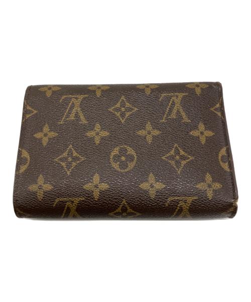 LOUIS VUITTON（ルイ ヴィトン）LOUIS VUITTON (ルイ ヴィトン) ポルトトレゾーエテュイパピエ ブラウンの古着・服飾アイテム