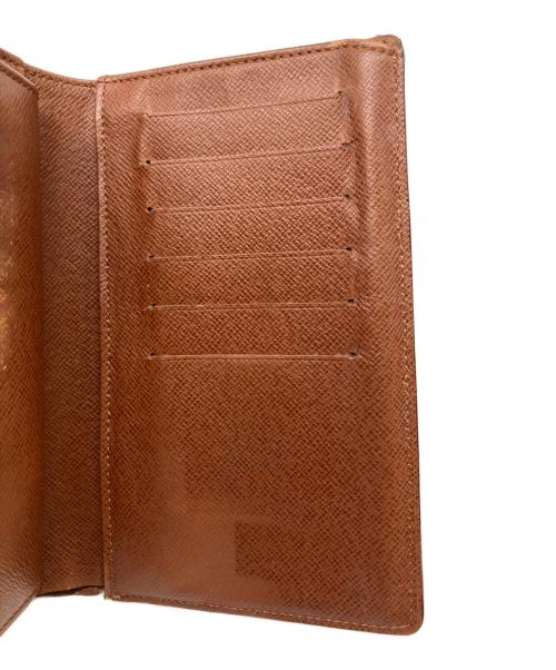 LOUIS VUITTON（ルイ ヴィトン）LOUIS VUITTON (ルイ ヴィトン) ポルトトレゾーエテュイパピエ ブラウンの古着・服飾アイテム