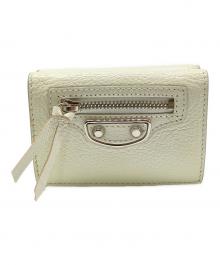 BALENCIAGA（バレンシアガ）の古着「エッジシティミニウォレット」｜ホワイト