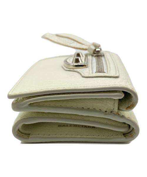 BALENCIAGA（バレンシアガ）BALENCIAGA (バレンシアガ) エッジシティミニウォレット ホワイトの古着・服飾アイテム