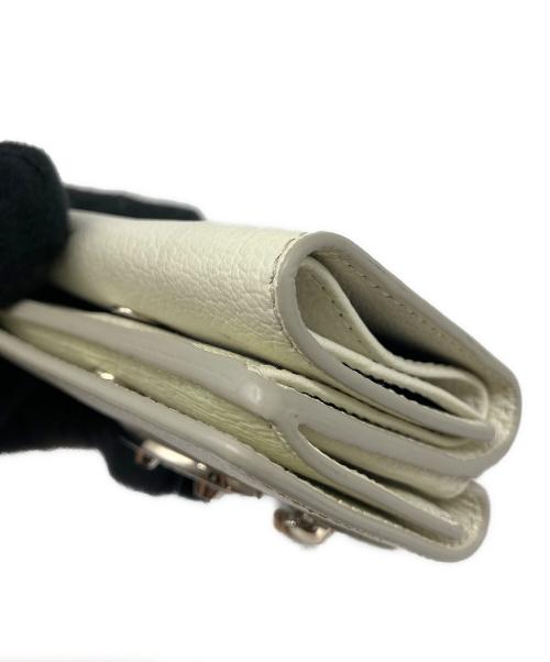 BALENCIAGA（バレンシアガ）BALENCIAGA (バレンシアガ) エッジシティミニウォレット ホワイトの古着・服飾アイテム