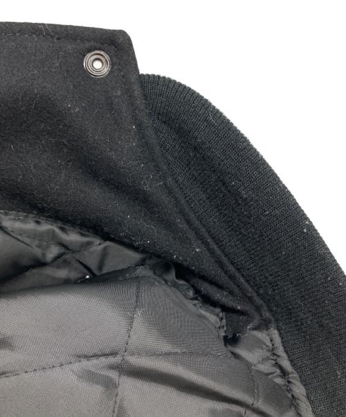 leather usa（レザーユーエスエー）leather usa (レザーユーエスエー) スタジャン ブラウン×ブラック サイズ:Lの古着・服飾アイテム
