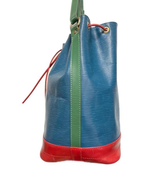 LOUIS VUITTON（ルイ ヴィトン）LOUIS VUITTON (ルイ ヴィトン) ショルダーバッグ 巾着 ブルー×レッドの古着・服飾アイテム