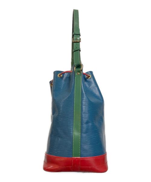 LOUIS VUITTON（ルイ ヴィトン）LOUIS VUITTON (ルイ ヴィトン) ショルダーバッグ 巾着 ブルー×レッドの古着・服飾アイテム