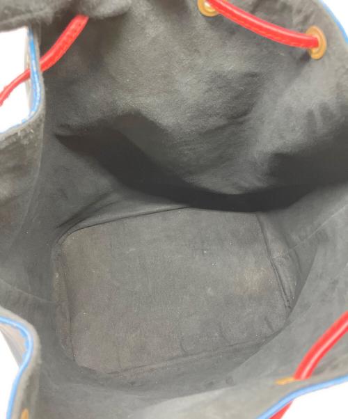 LOUIS VUITTON（ルイ ヴィトン）LOUIS VUITTON (ルイ ヴィトン) ショルダーバッグ 巾着 ブルー×レッドの古着・服飾アイテム