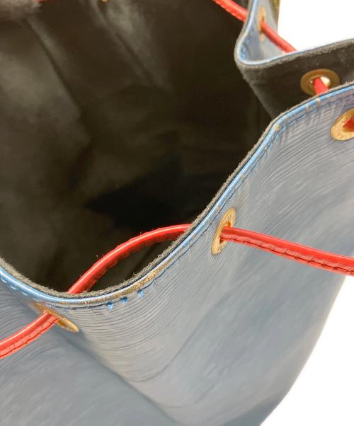 LOUIS VUITTON（ルイ ヴィトン）LOUIS VUITTON (ルイ ヴィトン) ショルダーバッグ 巾着 ブルー×レッドの古着・服飾アイテム