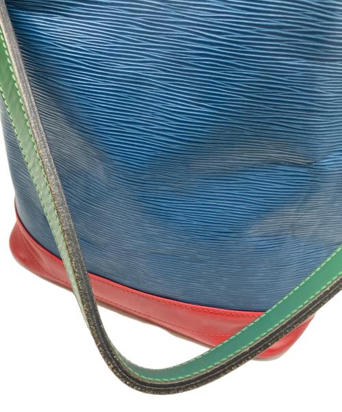 LOUIS VUITTON（ルイ ヴィトン）LOUIS VUITTON (ルイ ヴィトン) ショルダーバッグ 巾着 ブルー×レッドの古着・服飾アイテム