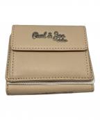 PAUL & JOE SISTERポールアンドジョーシスタ）の古着「3つ折り財布」｜ベージュ