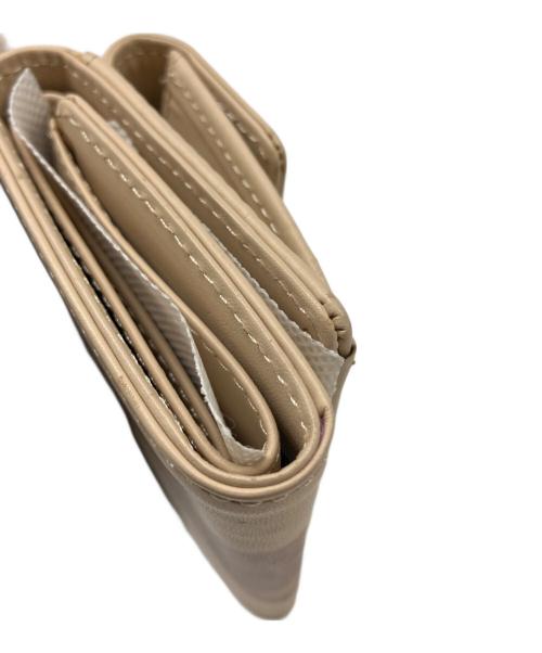 PAUL & JOE SISTER（ポールアンドジョーシスタ）PAUL & JOE SISTER (ポールアンドジョーシスタ) 3つ折り財布 ベージュの古着・服飾アイテム