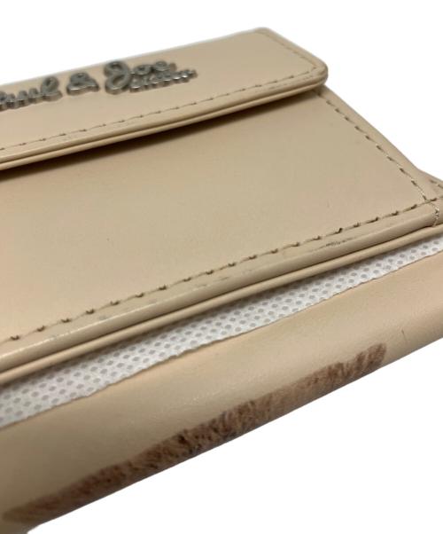 PAUL & JOE SISTER（ポールアンドジョーシスタ）PAUL & JOE SISTER (ポールアンドジョーシスタ) 3つ折り財布 ベージュの古着・服飾アイテム