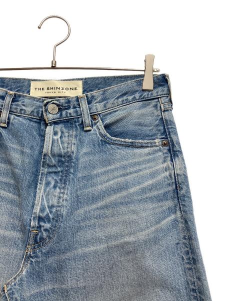 THE SHINZONE（ザ シンゾーン）THE SHINZONE (ザ シンゾーン) DAMAGE CLIP JEANS ブルー サイズ:34の古着・服飾アイテム