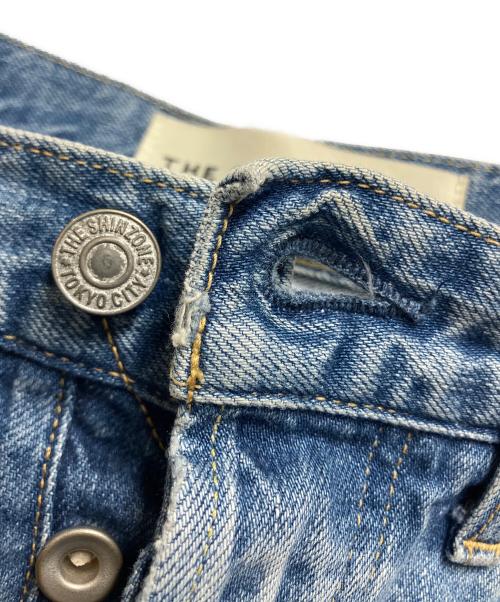THE SHINZONE（ザ シンゾーン）THE SHINZONE (ザ シンゾーン) DAMAGE CLIP JEANS ブルー サイズ:34の古着・服飾アイテム