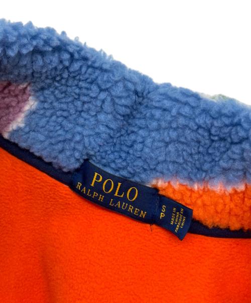 POLO RALPH LAUREN（ポロ・ラルフローレン）POLO RALPH LAUREN (ポロ・ラルフローレン) パイルフリースプルオーバー マルチカラー サイズ:Sの古着・服飾アイテム
