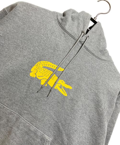 LACOSTE（ラコステ）LACOSTE (ラコステ) BEAMS BOY (ビームスボーイ) スウェットパーカー ライトグレー サイズ:36の古着・服飾アイテム