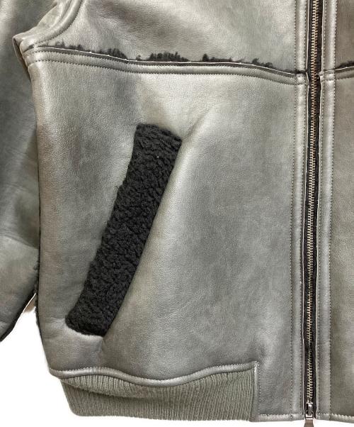 soerte（ソエルテ）soerte (ソエルテ) ハイネックボリュームブルゾン グレー サイズ:1の古着・服飾アイテム