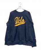 Championチャンピオン）の古着「リバースウィーブ クルーネックスウェットシャツ」｜ネイビー