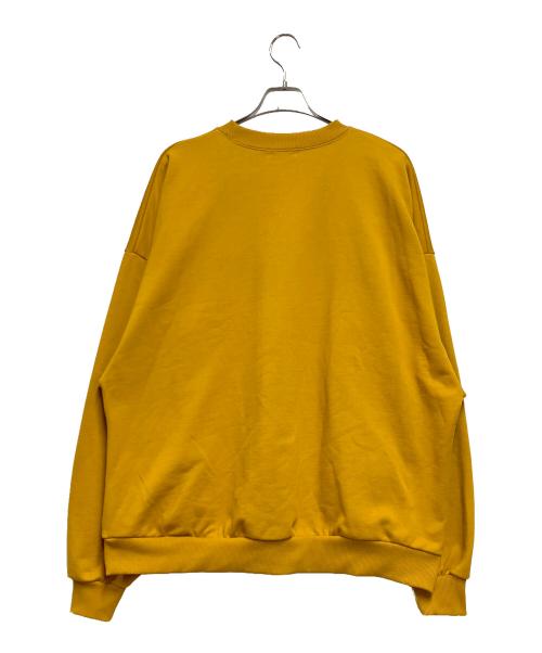 PERUSHU（ペルーシュ）PERUSHU (ペルーシュ) カレッジスウェット イエロー サイズ:Lの古着・服飾アイテム