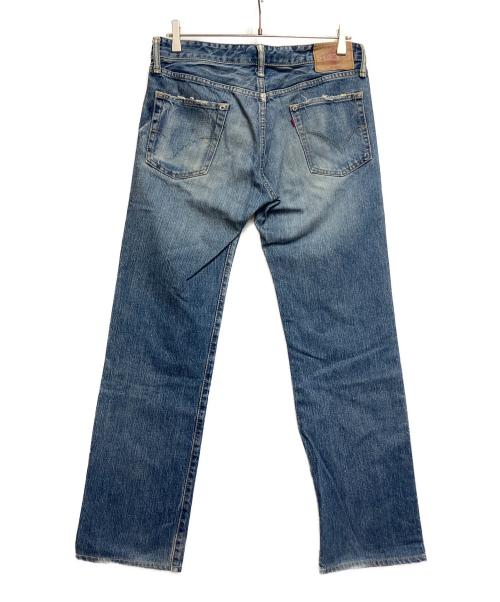 Hysteric Glamour（ヒステリックグラマー）Hysteric Glamour (ヒステリックグラマー) ダメージデニムパンツ スカイブルー サイズ:SIZE 不明の古着・服飾アイテム