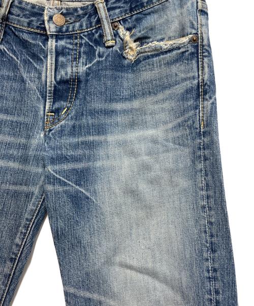 Hysteric Glamour（ヒステリックグラマー）Hysteric Glamour (ヒステリックグラマー) ダメージデニムパンツ スカイブルー サイズ:SIZE 不明の古着・服飾アイテム