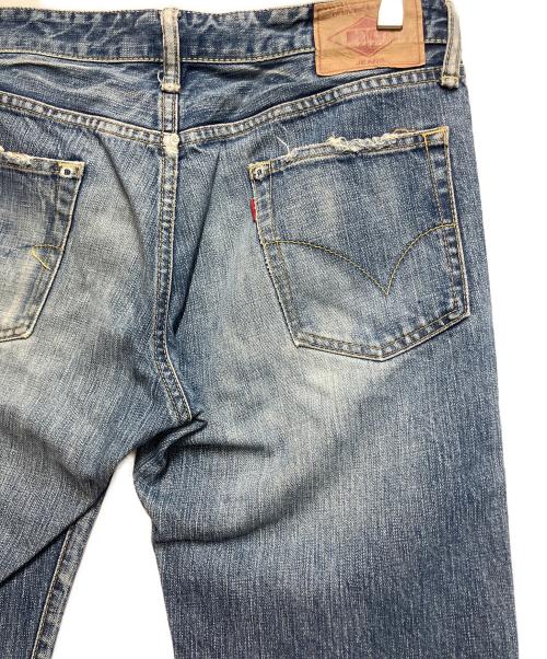 Hysteric Glamour（ヒステリックグラマー）Hysteric Glamour (ヒステリックグラマー) ダメージデニムパンツ スカイブルー サイズ:SIZE 不明の古着・服飾アイテム