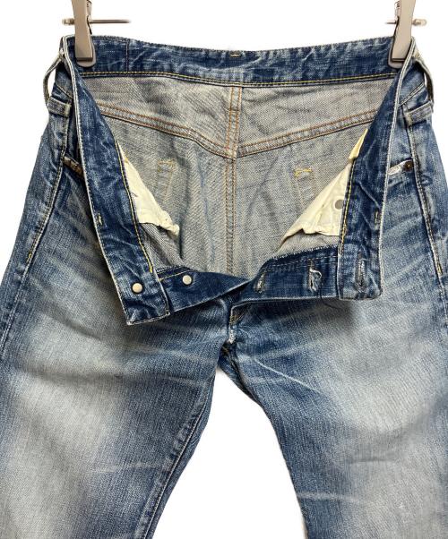 Hysteric Glamour（ヒステリックグラマー）Hysteric Glamour (ヒステリックグラマー) ダメージデニムパンツ スカイブルー サイズ:SIZE 不明の古着・服飾アイテム