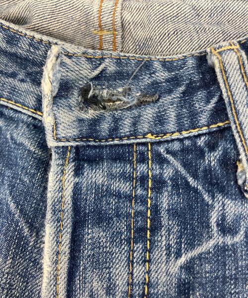 Hysteric Glamour（ヒステリックグラマー）Hysteric Glamour (ヒステリックグラマー) ダメージデニムパンツ スカイブルー サイズ:SIZE 不明の古着・服飾アイテム
