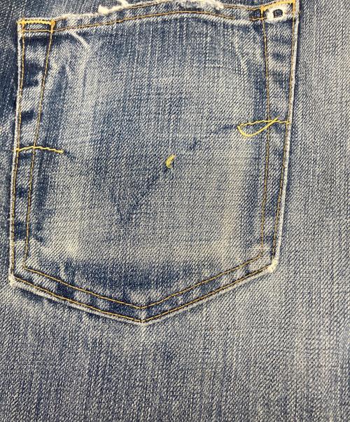 Hysteric Glamour（ヒステリックグラマー）Hysteric Glamour (ヒステリックグラマー) ダメージデニムパンツ スカイブルー サイズ:SIZE 不明の古着・服飾アイテム
