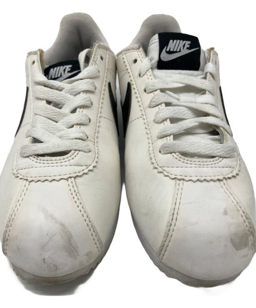 NIKE（ナイキ）NIKE (ナイキ) CLASSIC CORTEZ LEATHER ブラック×ホワイト サイズ:24の古着・服飾アイテム