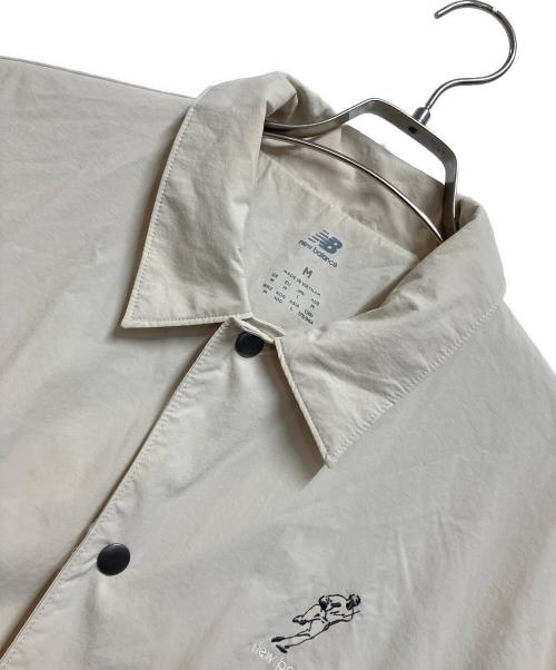 NEW BALANCE（ニューバランス）NEW BALANCE (ニューバランス) S.O ウーブンナイロンジャケット ベージュ サイズ:Lの古着・服飾アイテム