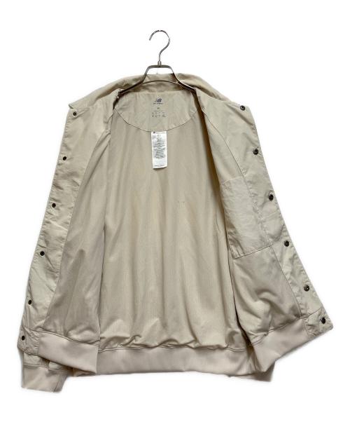 NEW BALANCE（ニューバランス）NEW BALANCE (ニューバランス) S.O ウーブンナイロンジャケット ベージュ サイズ:Lの古着・服飾アイテム