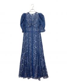 FRAY ID（フレイ アイディー）の古着「エンブロイダリードレス」｜ブルー