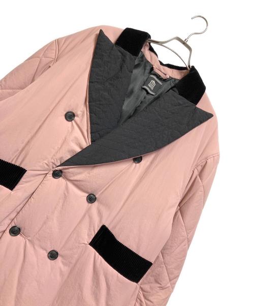 PAMEO POSE（パメオポーズ）PAMEO POSE (パメオポーズ) Comforter Coat ピンク×ブラック サイズ:FREEの古着・服飾アイテム