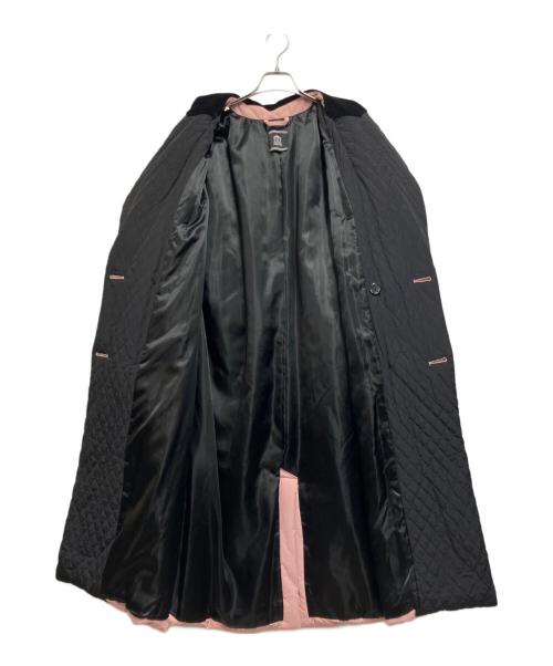 PAMEO POSE（パメオポーズ）PAMEO POSE (パメオポーズ) Comforter Coat ピンク×ブラック サイズ:FREEの古着・服飾アイテム