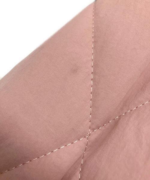 PAMEO POSE（パメオポーズ）PAMEO POSE (パメオポーズ) Comforter Coat ピンク×ブラック サイズ:FREEの古着・服飾アイテム