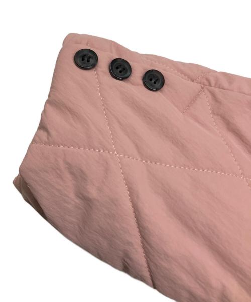 PAMEO POSE（パメオポーズ）PAMEO POSE (パメオポーズ) Comforter Coat ピンク×ブラック サイズ:FREEの古着・服飾アイテム