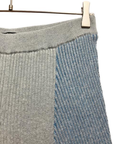 PAMEO POSE（パメオポーズ）PAMEO POSE (パメオポーズ) Patching Knit Pants ライトグレー サイズ:FREEの古着・服飾アイテム